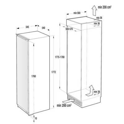 Холодильник вбудований Gorenje RI 2181 A1