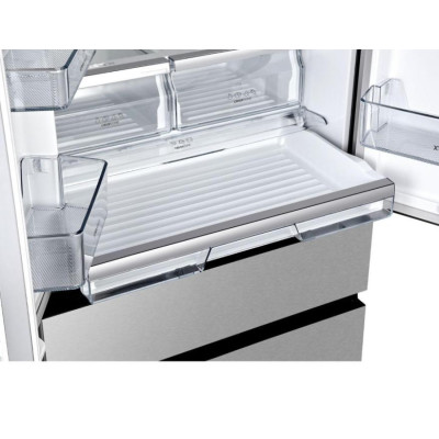 Холодильник з «французькими» дверцятами Gorenje NRM8181UX