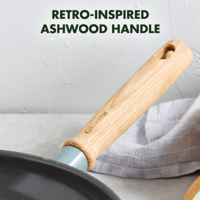 Сковорода GreenPan Mayflower, 24 см з керамічним покриттям, небесно-голубий (CC001668-001)