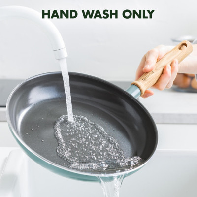 Сковорода GreenPan Mayflower, 24 см з керамічним покриттям, небесно-голубий (CC001668-001)