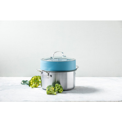 
              Вставка-пароварка GreenPan Steam, 24 см, голубий (CC006630-001)
                          