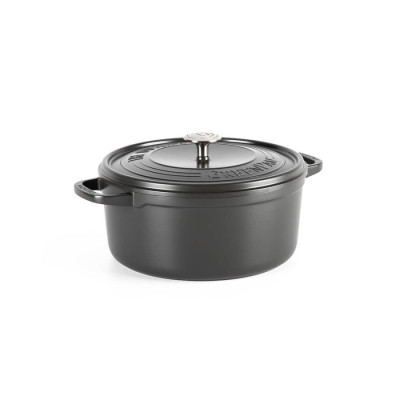 Каструля з кришкою GreenPan Featherweights, 22 см, 3,3 л з керамічним покриттям, чорний (CC005056-001)