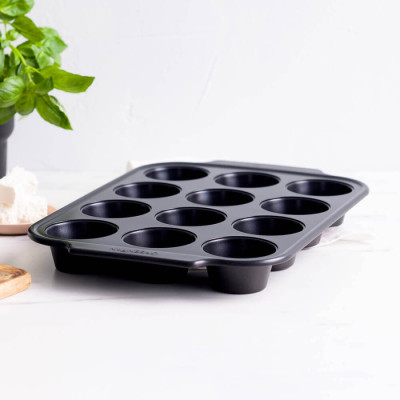 Форма для випічки кексів GreenPan, 40х28х4,3 см, на 12 шт, з керамічним покриттям (CC007766-001)