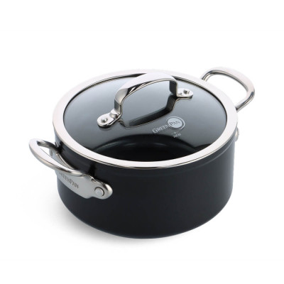 Каструля з кришкою GreenPan Barcelona Pro, 20 см, 3,1 л, з керамічним покриттям (CC005333-001)