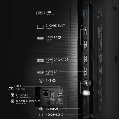 Телевизор Hisense QLED 85" 85E7Q PRO
