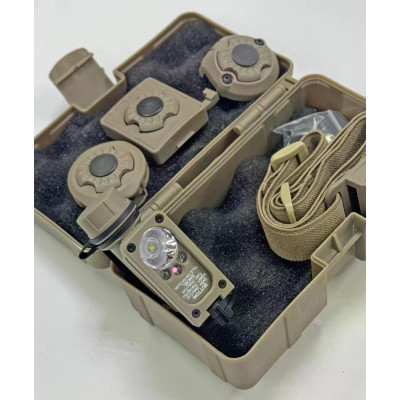 Ліхтар налобний/на шолом Sidewinder MPLS Compact II 4LED Tan