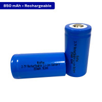 Акумуляторна батарея літієва CR123A/16340 850mAh 3.7V Lithium