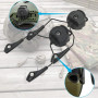 Адаптер ACM Headset Helmet Rail (black) для навушників Howard Leight Impact Sport