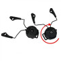 Адаптер ACM Headset Helmet Rail (black) для навушників Howard Leight Impact Sport