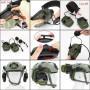 Адаптер ACM Headset Helmet Rail (black) для навушників Howard Leight Impact Sport