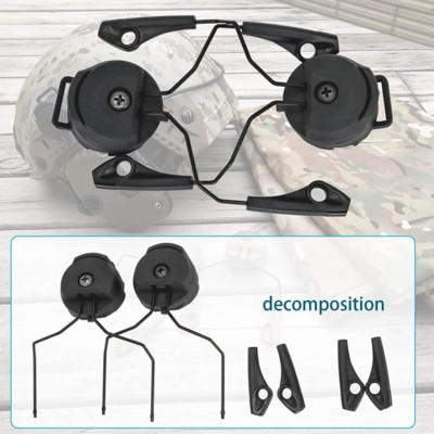 Адаптер ACM Headset Helmet Rail (black) для навушників Howard Leight Impact Sport