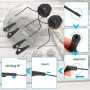 Адаптер ACM Headset Helmet Rail (black) для навушників Howard Leight Impact Sport