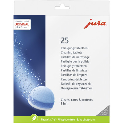 Таблетки JURA 25045 для очищення 3-фазні, блістер 25шт.