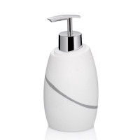 Дозатор для рідкого мила KELA Talus, білий, 16х7.5 см, 300 мл (20303)