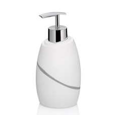 Дозатор для рідкого мила KELA Talus, білий, 16х7.5 см, 300 мл (20303)