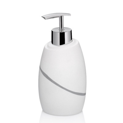Дозатор для рідкого мила KELA Talus, білий, 16х7.5 см, 300 мл (20303)