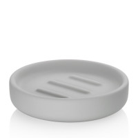 Мыльница KELA Sana, светло-серая, 11.5х3 см (23953)