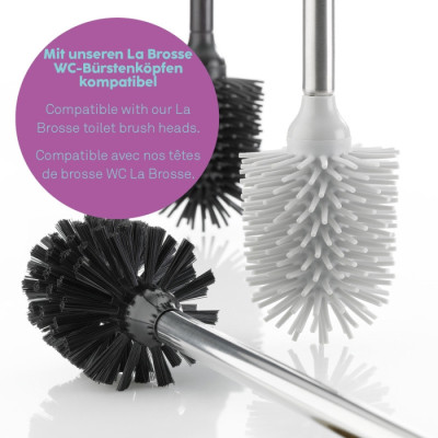 Йоршик для унітазу KELA Merida, чорний, 43х10 см (23767)