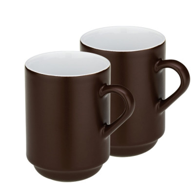 Чашки KELA Mattia, коричневий, 300 мл, 2 шт (12758)