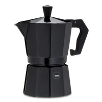 Кавоварка гейзерна KELA Italia, 150 мл, 3 чашки, чорна (10553)
