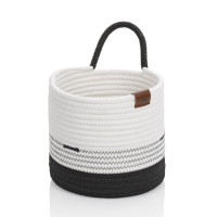 Кошик KELA Hedda, біло-чорний, 20х19 см (24455)