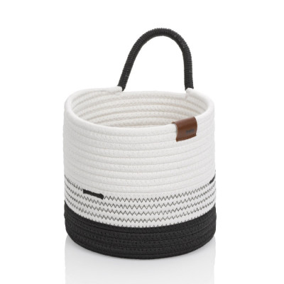 Кошик KELA Hedda, біло-чорний, 20х19 см (24455)