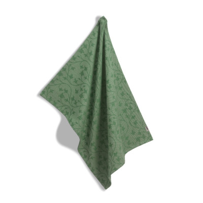 Кухонний рушник KELA Cora. 70x50 см. зелений візерунок (12822)