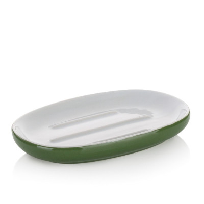 Мильниця KELA Isabella, зелене листя, 13.5х8.5х2 см (22005)