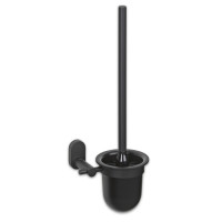 Йоршик для унітазу настінний KELA Alessio, чорний, 43х15 см (22749)