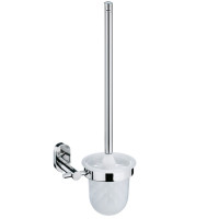 Йоршик для унитаза настенный KELA Lucido, серебристый, 43х15 см (22696)