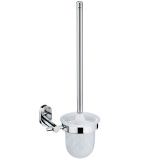 Йоршик для унітазу настінний KELA Lucido, сріблястий, 43х15 см (22696)