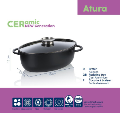 Гусятниця KELA Atura, 45х28 см, 8 л (15173)