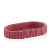 Мыльница KELA Merida, малиново-красная, 15х9х2.5 см (23768)