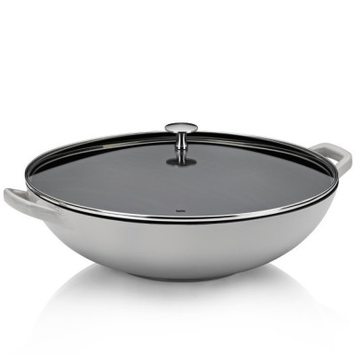 Сковорода вок чавунна з кришкою KELA Calido. 36 см 4.0 л (12610)