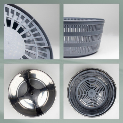 Сушка для салату KELA Romy срібляста, 24.5х12 см (12149)