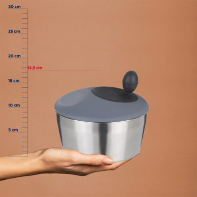 Сушка для салату KELA Romy срібляста, 24.5х12 см (12149)