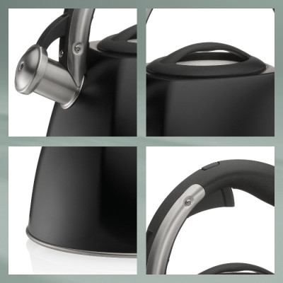 Чайник KELA Vitus. чорний. 2.4 л (12079)