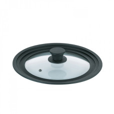 Кришка скляна з силіконовим обідком KELA Concetta, 22-26 см (11441)