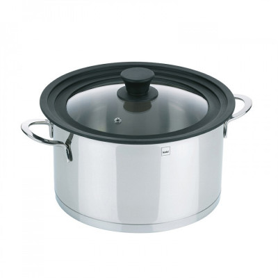 Кришка скляна з силіконовим обідком KELA Concetta, 22-26 см (11441)