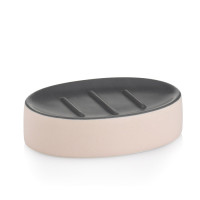 Мыльница KELA Matsi, светло-розовая, 12.5х8.5х3 см (23713)