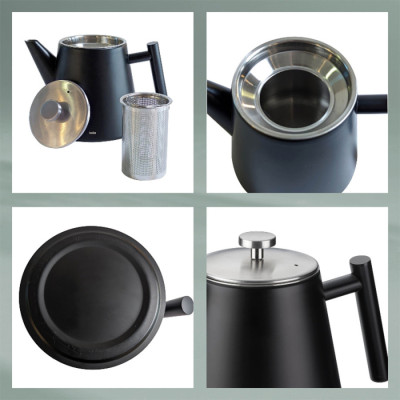 Заварочний чайник KELA Modena чорний, 1 л (11357)