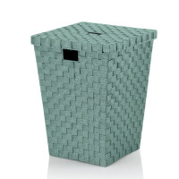 Корзина для белья KELA Alvaro, зеленая липа, 40х40х52 см (24519)