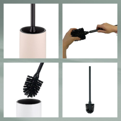 Ершик для унитаза KELA Matsi, светло-розовый, 44.5х10.5 см (23716)