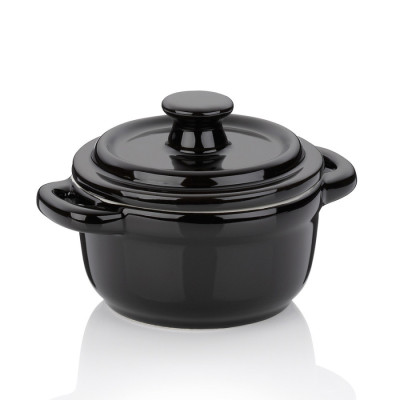 Каструлька керамічна для запікання із кришкою KELA Malin, 200 мл. 10х8 см (11937)