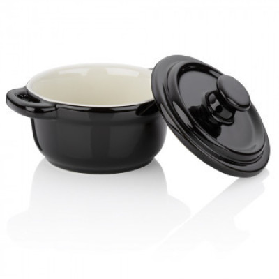 Каструлька керамічна для запікання із кришкою KELA Malin, 200 мл. 10х8 см (11937)
