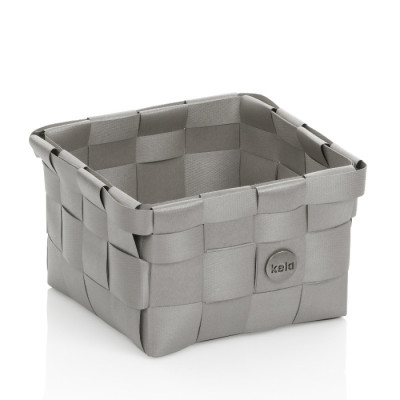 Кошик KELA Neo, сріблясто-сірий, 15х15х10 см (24470)