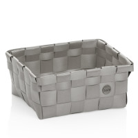 Корзина KELA Neo, серебристо-серая, 24х31х14 см (24472)