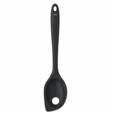 Ложка для сервіровки з прорізами KELA Tom. 28.5 см. чорна (12630)