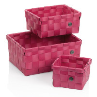 Набір кошиків KELA Neo, малиново-червона, 3 шт (24481)