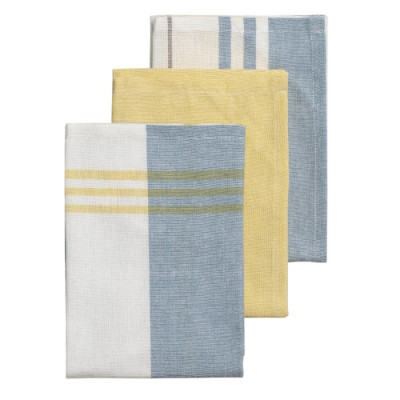 Набір кухонних рушників KELA Pasado сонячно-жовтий, 65х45 см, 3 шт. (15975)